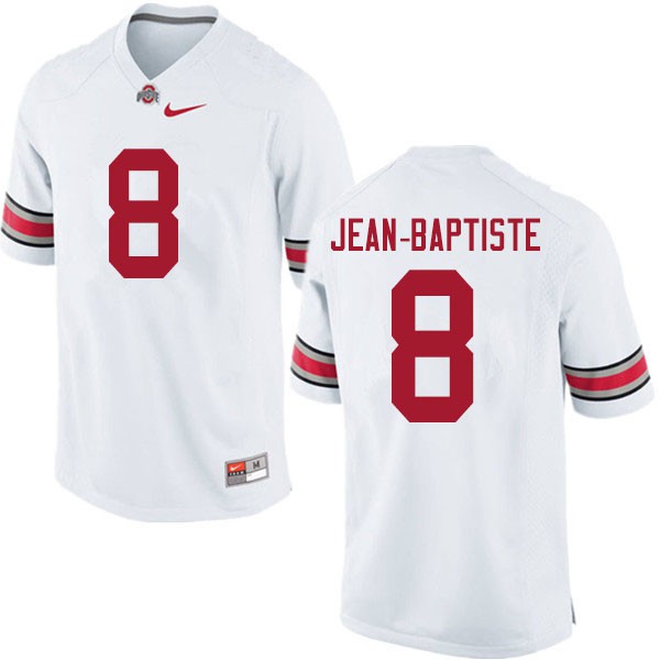 Ohio State Buckeyes #8 Javontae Jean-Baptiste Men Embroidery Jersey White OSU13874